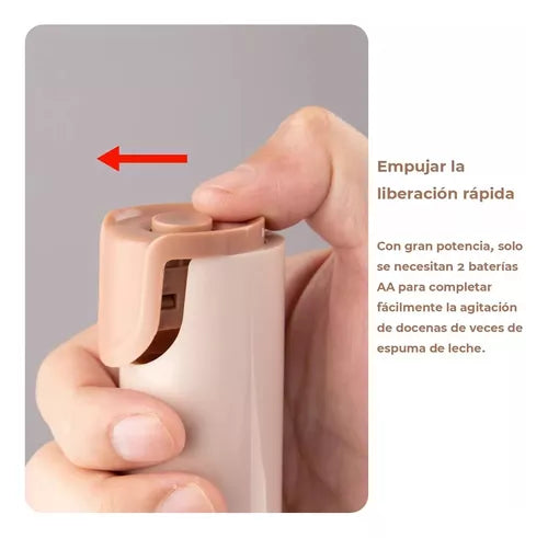 Mini Batidor, Agitador, Espumador Eléctrico de Leche Portátil