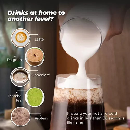 Mini Batidor, Agitador, Espumador Eléctrico de Leche Portátil