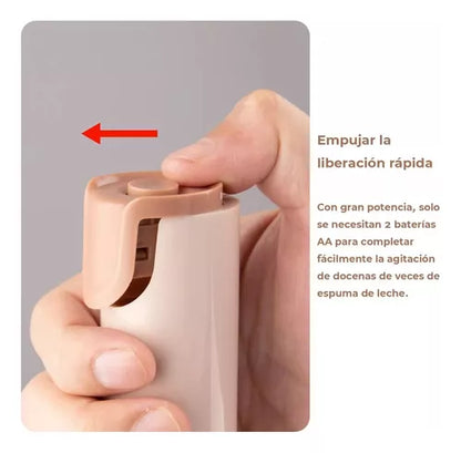 Mini Batidor, Agitador,  Espumador Eléctrico de Leche Portátil
