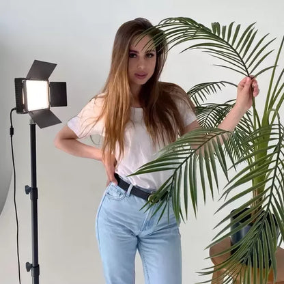 Kit Profesional Luz Relleno con Trípode Reflector Pro 600led